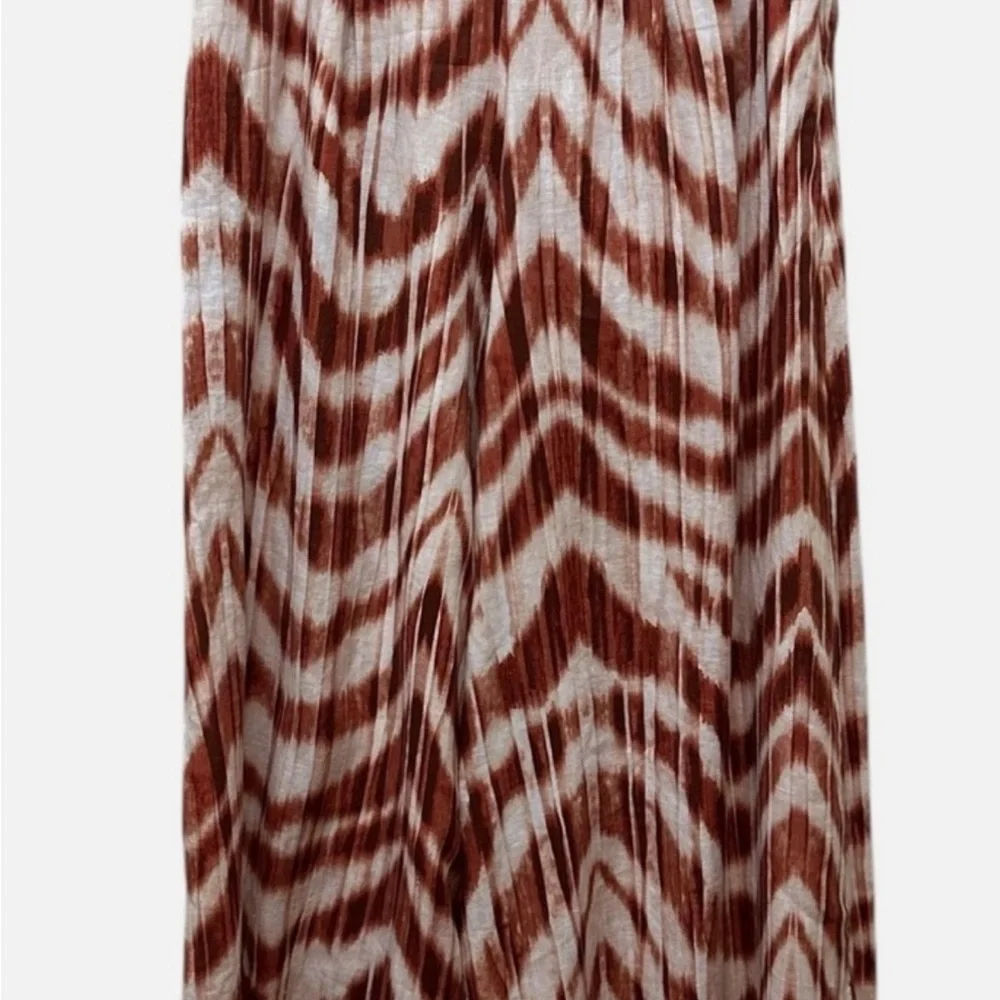 MERIDIAN LINEN PALAZZO PANT  0